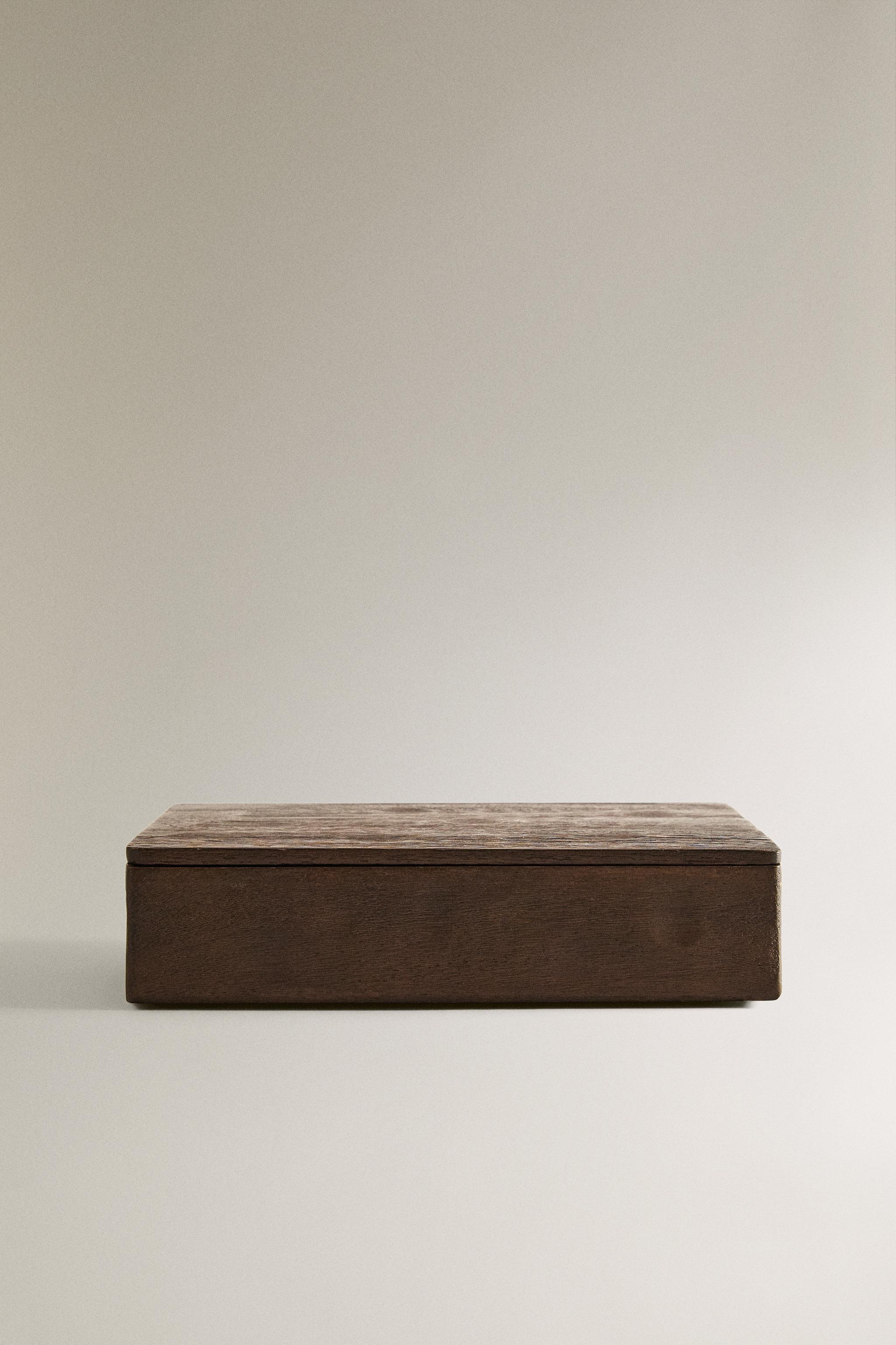 BOÎTE EN BOIS GRAND COUVERCLE